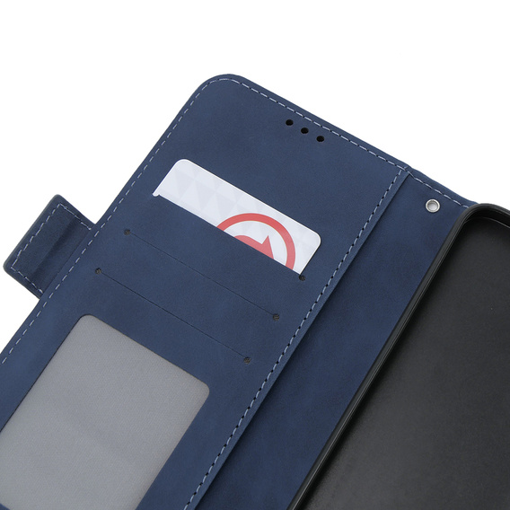 Θήκη με πτερύγιο για Oppo A38 4G / Oppo A18 4G, Card Slot, μπλε