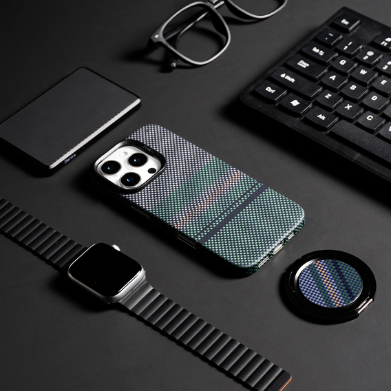 Θήκη BENKS Kevlar Magnetic Armor Air Aurora 600D SA66 για MagSafe για iPhone 16 Pro Max
