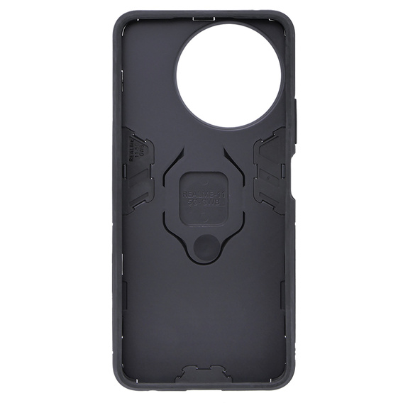 Θήκη για Realme 11 5G, Kickstand Ring, μαύρη