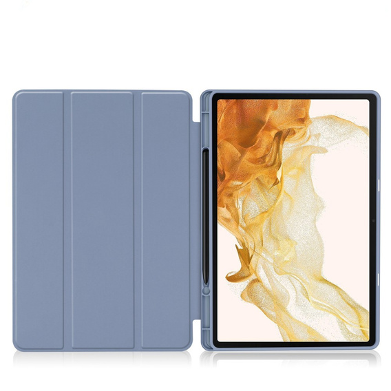Θήκη για Samsung Galaxy Tab S10+ Plus, Smartcase με χώρο για γραφίδα, μωβ