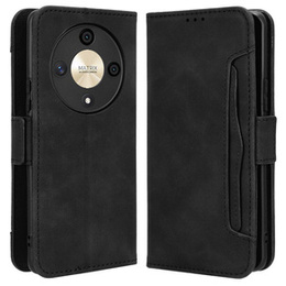 Θήκη με πτερύγιο για Honor Magic 6 Lite 5G, Card Slot, μαύρη