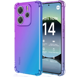 θήκη για το Xiaomi Redmi Note 14 4G, Gradient Dropproof, Μωβ / μπλε