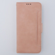 Θήκη με πτερύγιο για Motorola Moto G54 5G, Card Slot, ροζ