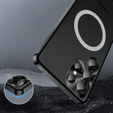 θήκη προστασίας κάμερας για το Samsung Galaxy S23 Ultra, CamShield MagSafe, διαφανής / μαύρη