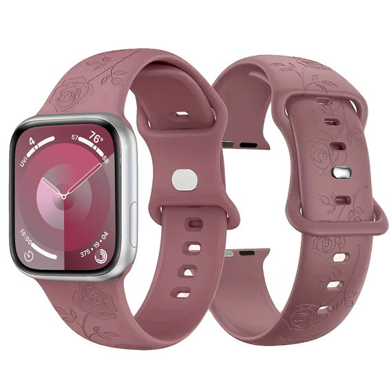 Λουράκι σιλικόνης για Apple Watch 1/2/3/4/5/6/7/8/9/SE 38/40/41/mm