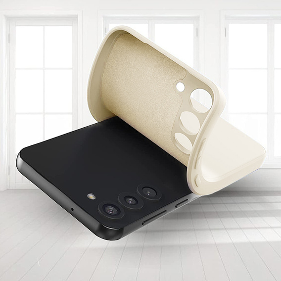 Θήκη για Samsung Galaxy S23 5G, Silicone Lite, μπεζ
