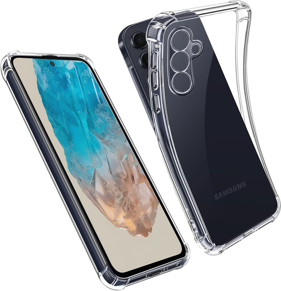 Θήκη για Samsung Galaxy M35, Dropproof, διαφανής