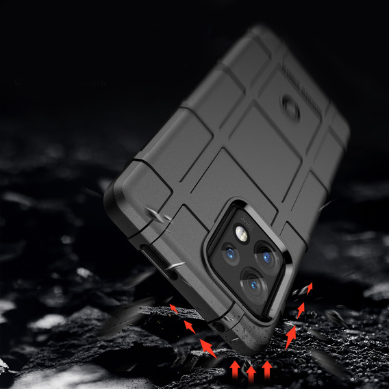 Θήκη για Motorola Edge 40 Pro, Rugged Shield, μαύρη