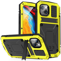 Θωρακισμένη θήκη για iPhone 14, R-JUST, κίτρινη