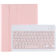 Θήκη + πληκτρολόγιο Lenovo Tab P11 J606F / P11 5G J607Z, ροζ rose gold