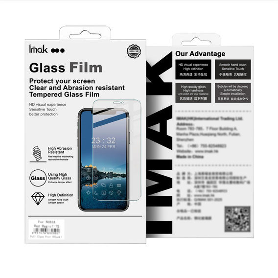 Τεχνητό γυαλί IMAK με πλαίσιο τοποθέτησης για Xiaomi Poco F8 Ultra