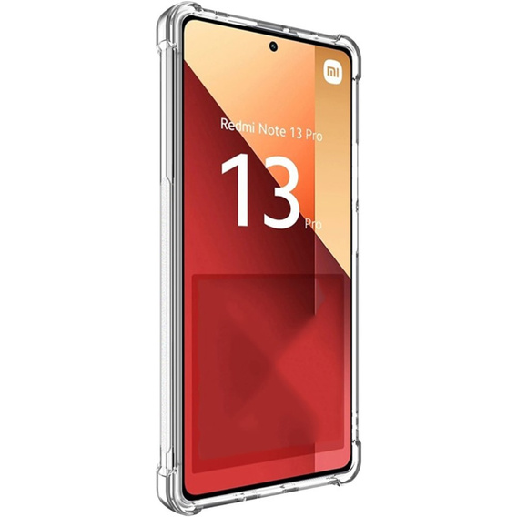 IMAK Θήκη για Xiaomi Redmi Note 13 Pro 4G / Xiaomi Redmi Note 14S / Xiaomi Poco M6 Pro 4G, Dropproof, διαφανής