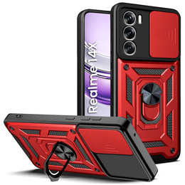 Θήκη για Realme 14X / Realme C75, CamShield Slide, κόκκινη