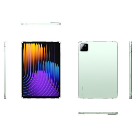Θήκη για Xiaomi Pad 7 / 7 Pro, σιλικόνη, διαφανής