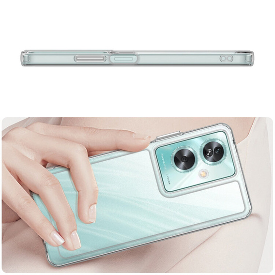 Θήκη για Oppo A79 5G, Fusion Hybrid, διαφανής