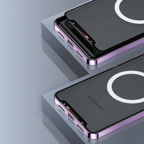 θήκη προστασίας κάμερας για το Samsung Galaxy S21 FE 5G, CamShield MagSafe, διαφανής / βιολετί