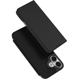 Θήκη Dux Ducis για iPhone 17, Skin Pro, με πτερύγιο, με υποδοχή για κάρτες, μαύρο