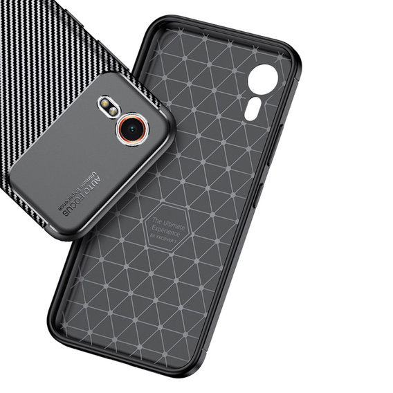 Θήκη για Samsung Galaxy Xcover 7, Carbon Gel, μαύρη