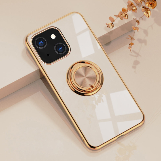 Θήκη για iPhone 13 mini, Electro Ring, ανοιχτή ροζ