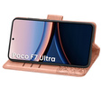 Θήκη με πτερύγιο για Xiaomi Poco F7 Ultra, Butterfly, ροζ rose gold