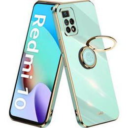 Θήκη για Xiaomi Redmi 10, Electro Ring, μέντας