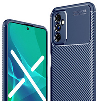 Θήκη για Samsung Galaxy M52 5G, Carbon Gel, σκούρο μπλε