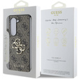 GUESS Θήκη για Samsung Galaxy Z Fold6, 4G Big Metal Logo, καφέ