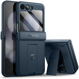 Θήκη για Samsung Galaxy Z Flip 5, Suritch Full Body, σκούρο μπλε