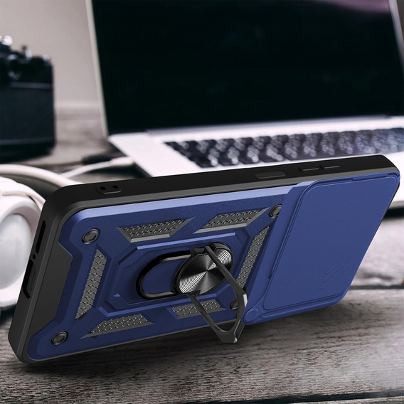 Θήκη για Honor 400 5G, CamShield Slide, μπλε