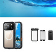 Θήκη για iPhone 17 Pro, αδιάβροχη IP68, SHELLBOX MagSafe, μαύρο