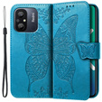 Θήκη με πτερύγιο για Xiaomi Redmi 12C, Butterfly, μπλε