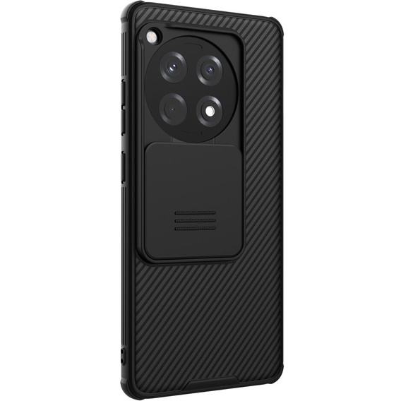 Θήκη για OnePlus 12R, θωρακισμένη Nillkin, CamShield Pro, μαύρη