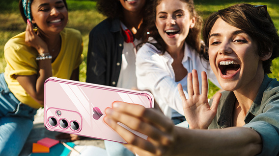 Θήκη για Samsung Galaxy S25 FE, Electro heart, ροζ rose gold