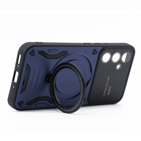 Θωρακισμένη θήκη για Samsung Galaxy A54 5G, CamShield MagSafe, μπλε