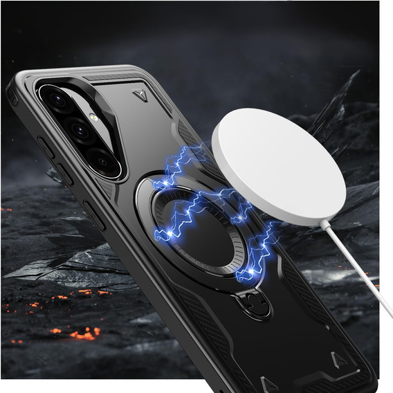 Θήκη για Samsung Galaxy A56, Military MagSafe, μαύρη