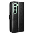 Θήκη με πτερύγιο για Infinix Hot 50 4G, Crazy Horse Wallet, μαύρη