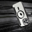 Θήκη με πτερύγιο για iPhone 12 Pro, RFID Wallet MagSafe CamShield, μαύρη