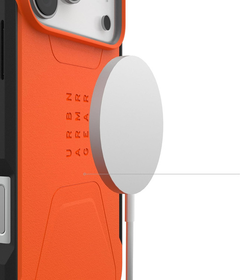 Θήκη Urban Armor Gear για iPhone 17 Pro Max, Civilian MagSafe, Πορτοκαλί