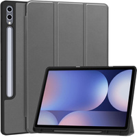 Θήκη για Samsung Galaxy Tab S10 Ultra, Smartcase με χώρο για γραφίδα, γκρι