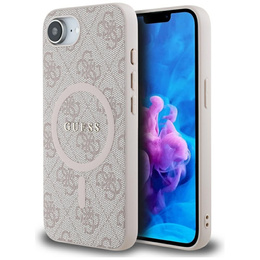 Θήκη Guess HC MagSafe PU 4G Ring Classic Logo για iPhone 16e