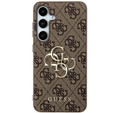 GUESS Θήκη για Samsung Galaxy A55, 4G Big Metal Logo, καφέ