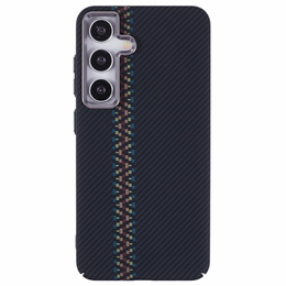 Θήκη για Samsung S25+ Plus, ανθρακονήματα MagSafe, μαύρη