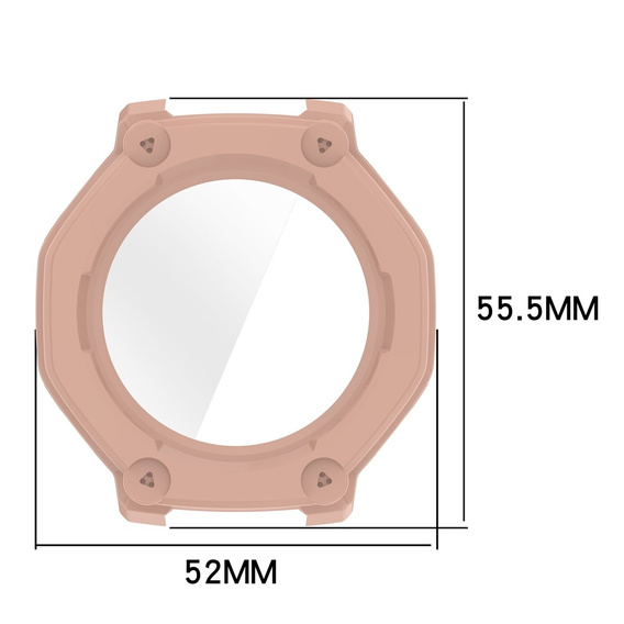 2 σε 1 Προστατευτική θήκη + Γυαλί ασφαλείας για Amazfit T-Rex 3 Pro
