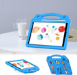 Παιδική θήκη για iPad 10.2" 2021/2020/2019 (9/8/7 gen.) / Air 10.5" 2019 (3 gen.), Cute Patterns, με βάση, μπλε