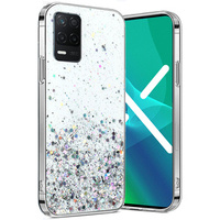 Θήκη για Realme 8 5G, Glittery, διαφανής