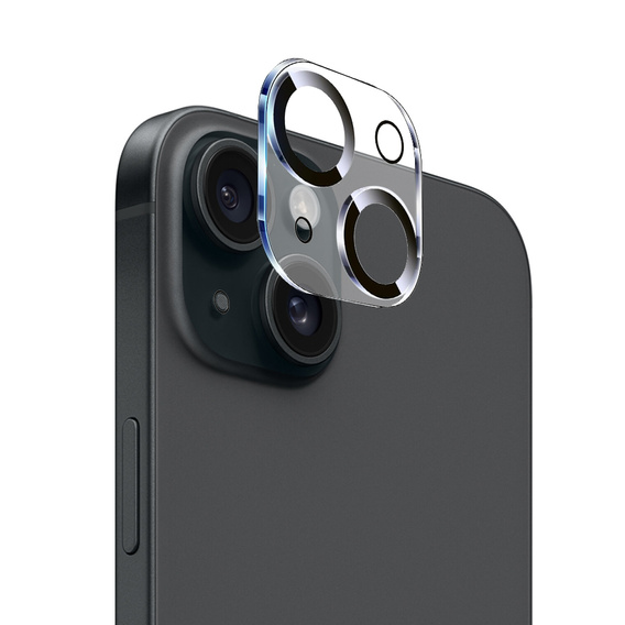 2x ERBORD μετριασμένο γυαλί για την κάμερα για να iPhone 15 / 15 Plus