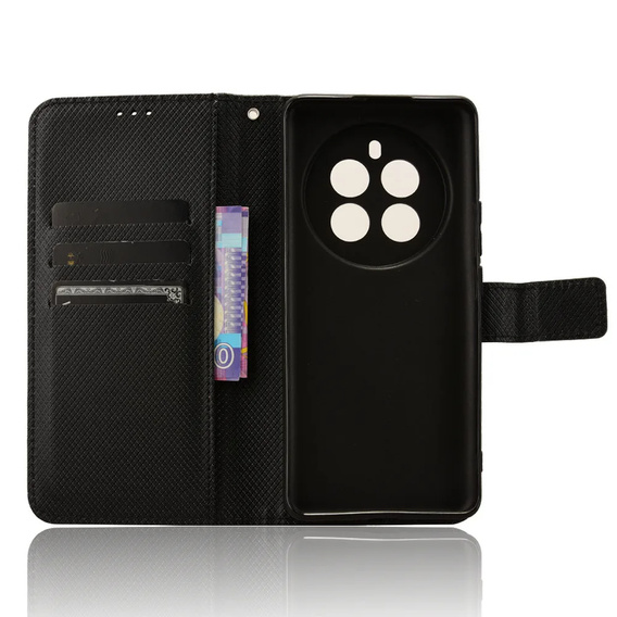 Θήκη με πτερύγιο για Realme 12 Pro 5G / 12 Pro+ 5G, Wallet Smart Magnet, μαύρη