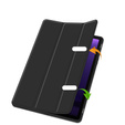 Θήκη για Samsung Galaxy Tab S10 Lite / S10 FE / S9 FE, Smartcase με χώρο για γραφίδα, μαύρη