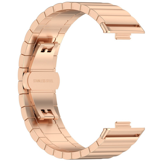 Ατσάλινο βραχιόλι για Huawei Watch Fit 4 / 4 Pro / 3, Ροζ