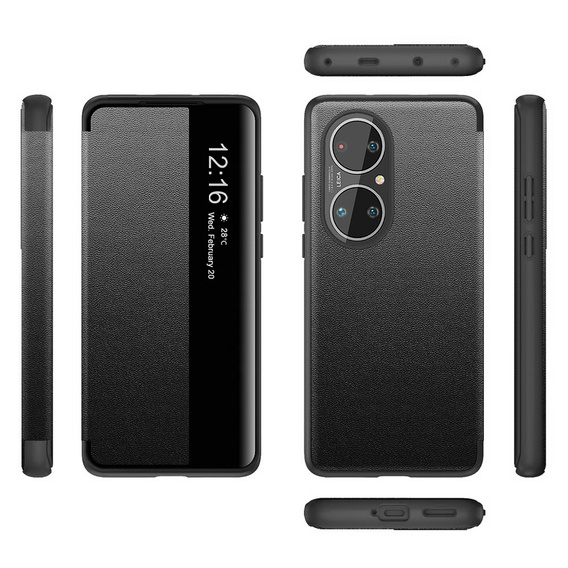Η αναδιπλούμενη θήκη για το Huawei P50 Pro, Side View, μπλε